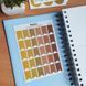 Стікери наклейки для bujo MriyTaDiy Set 16, "Жовті та коричневі прапорці" 10х15 см MTD-0344 фото 2