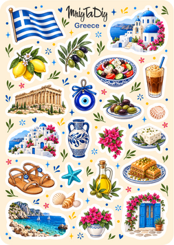 Стікери ART STORY MriyTaDiy GREECE MTD-1343 фото
