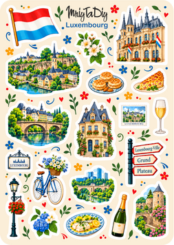 Стікери ART STORY MriyTaDiy LUXEMBOURG MTD-1345 фото