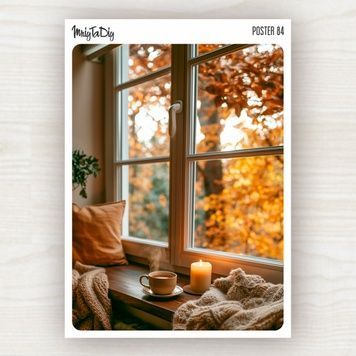 Стікер Poster 84 MriyTaDiy "Біля вікна", 10х15 см MTD-1270 фото