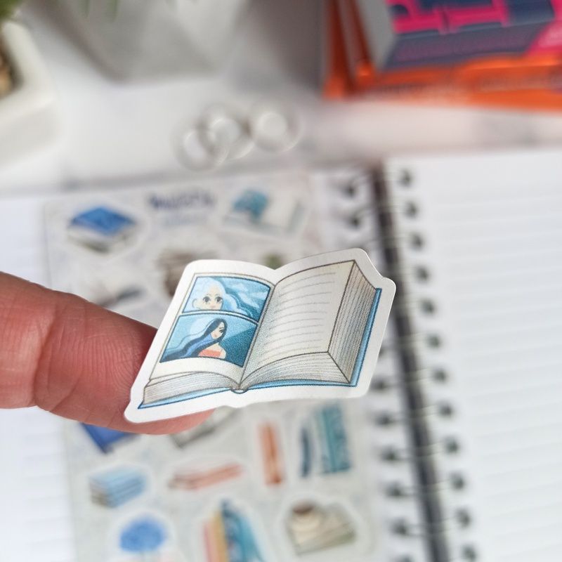 Стікери наклейки авторські MriyTaDiy BOOKS-2 10 х15 см   MTD-0215 фото