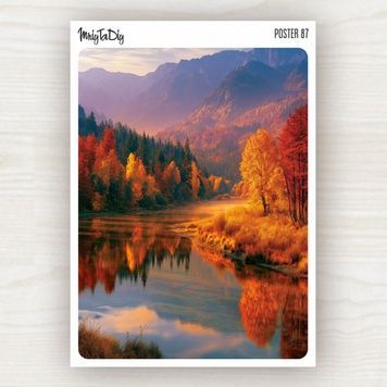 Стікер Poster 87 MriyTaDiy "Осіння долина", 10х15 см MTD-1273 фото