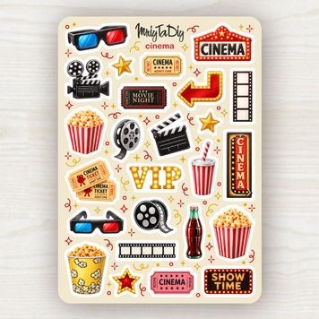 Стікери ART STORY MriyTaDiy CINEMA 10х15 см MTD-1332 фото