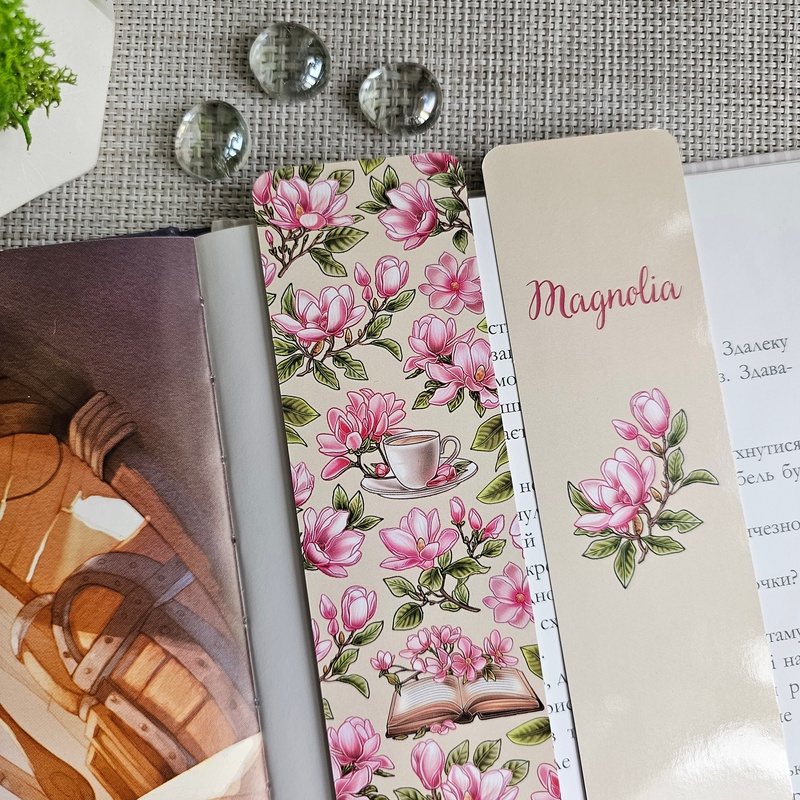 Двостороння закладка для книги "Magnolia" MTD-0582 фото