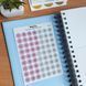 Стікери наклейки для bujo MriyTaDiy Set 25, "Рожеві та сірі дати" 10х15 см MTD-0353 фото 2
