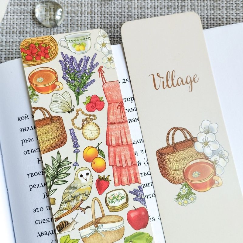 Двостороння закладка для книги "Village" MTD-0270 фото
