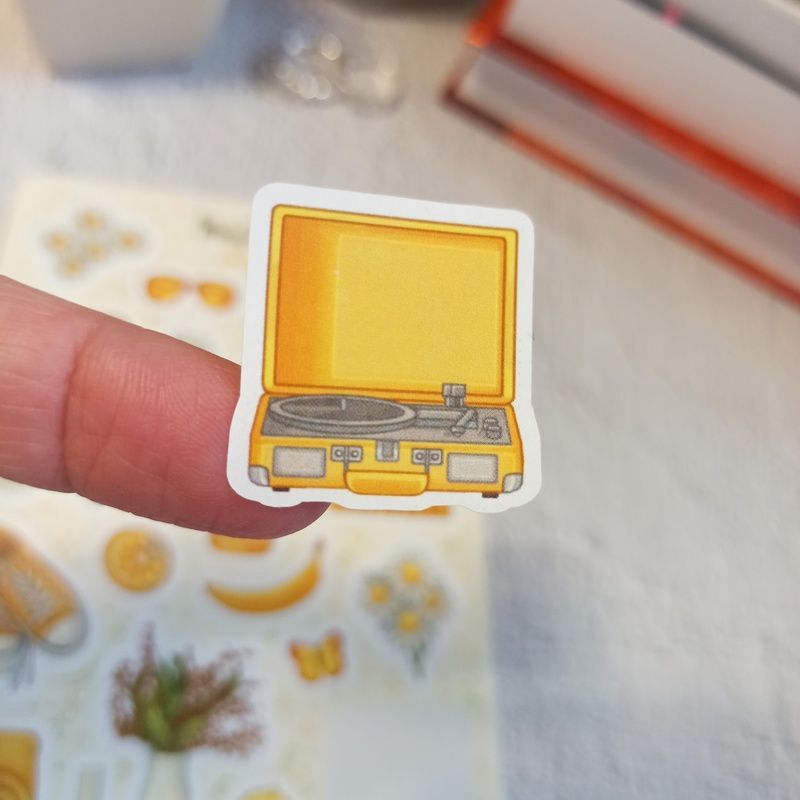 Стікери наклейки авторські MriyTaDiy YELLOW 10х15 см  MTD-0201 фото