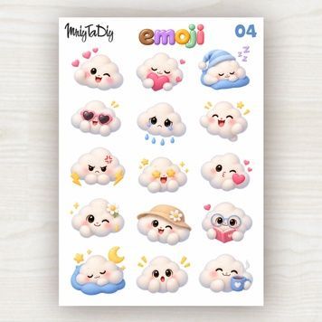 Стікери наклейки Emoji 04 "Хмаринка" MTD-1313 фото