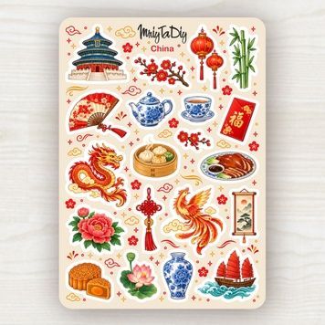 Стікери ART STORY MriyTaDiy CHINA 10х15 см MTD-1336 фото