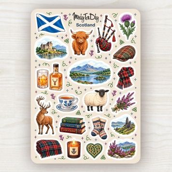 Стікери ART STORY MriyTaDiy SCOTLAND 10х15 см MTD-1337 фото