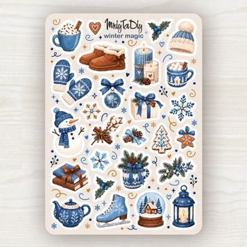 Стікери ART STORY MriyTaDiy WINTER MAGIC 10х15 см MTD-1339 фото